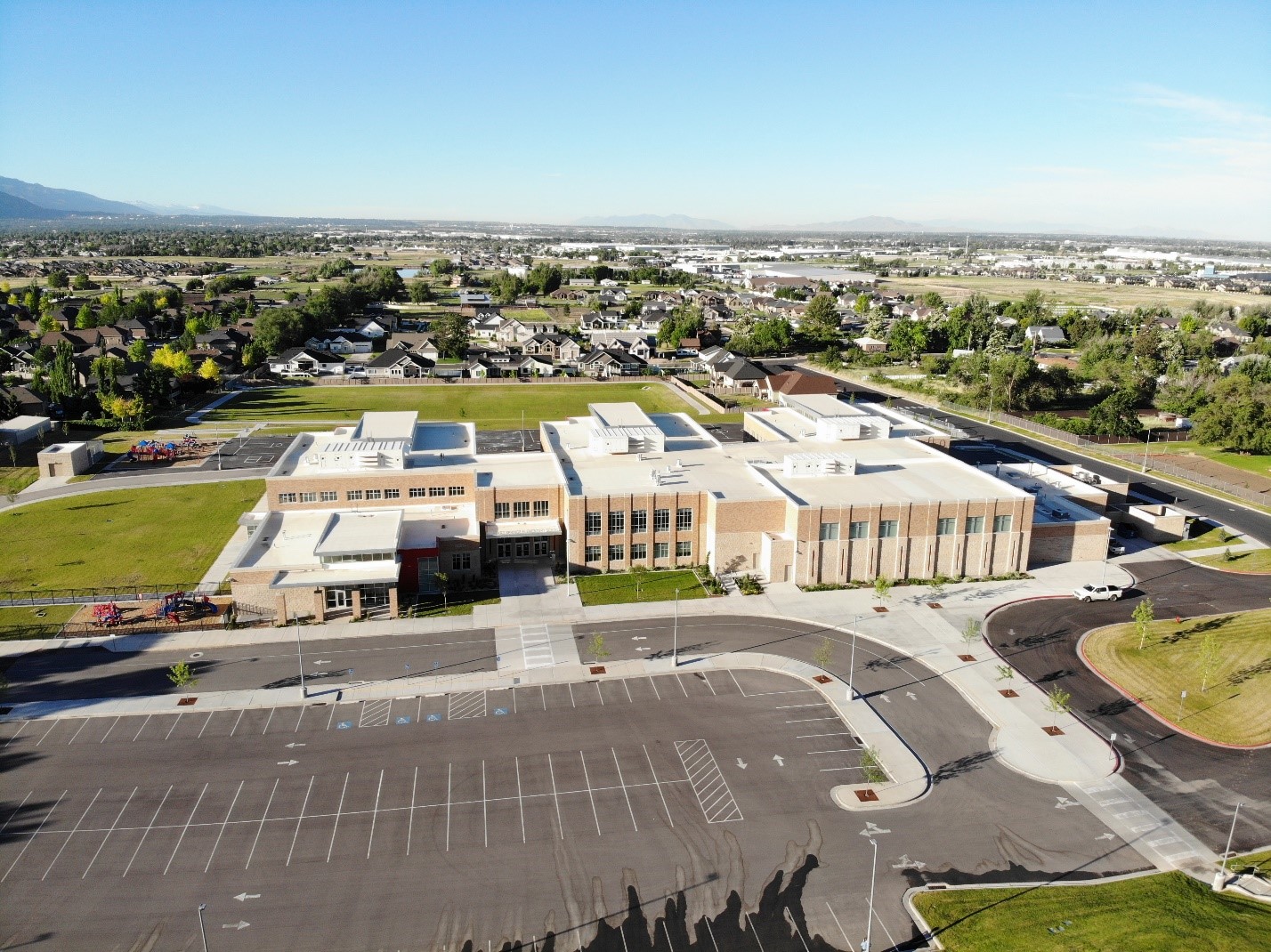 Aerial photo of Orchard Springs Elementary